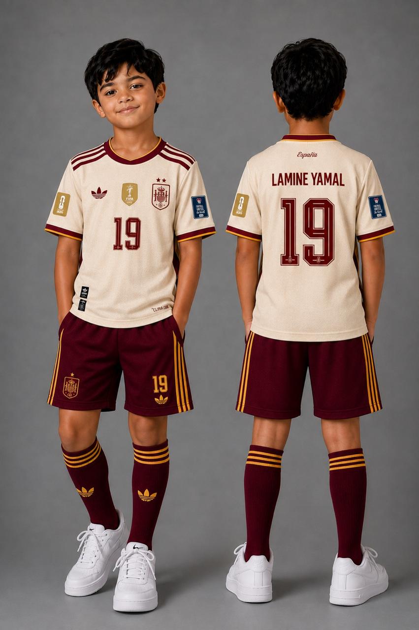 Spain Away 26/27 Kids Kit