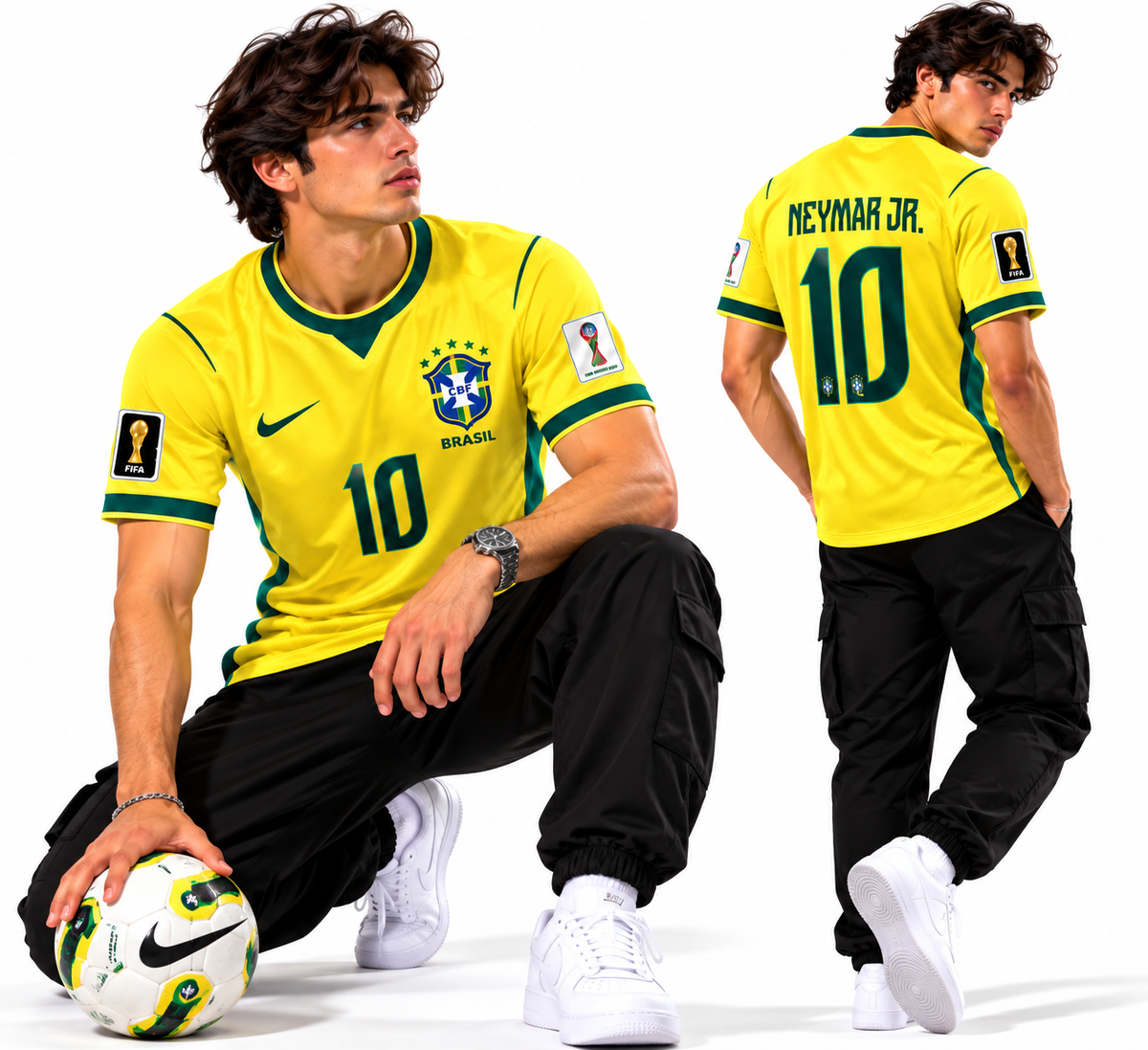 BRAZIL WORLD CUP 26/27      HOME JERSEY